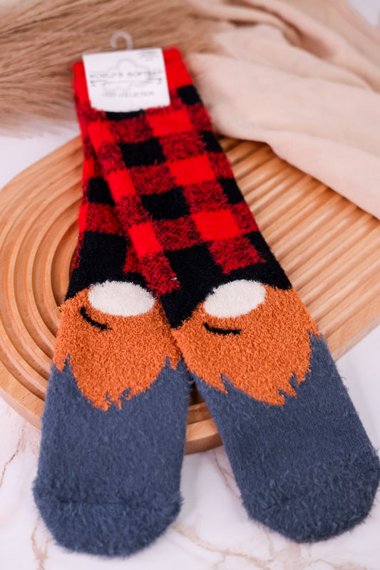 Gnome Lumber Cozy Collection Crew Socks