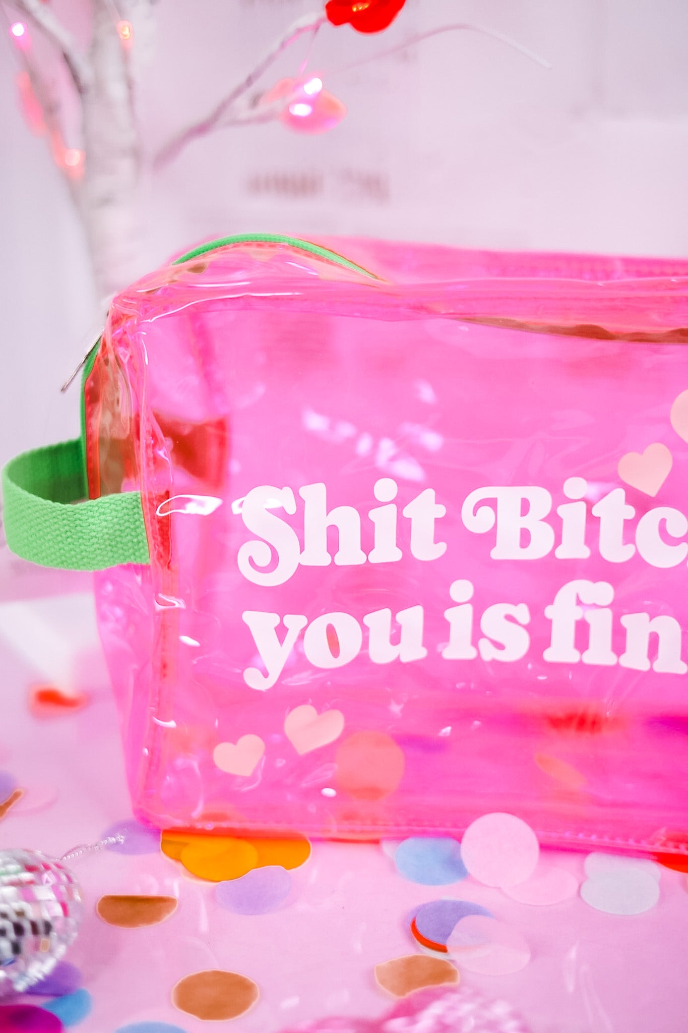 You Is Fine Cosmetic Bag - Whiskey Skies