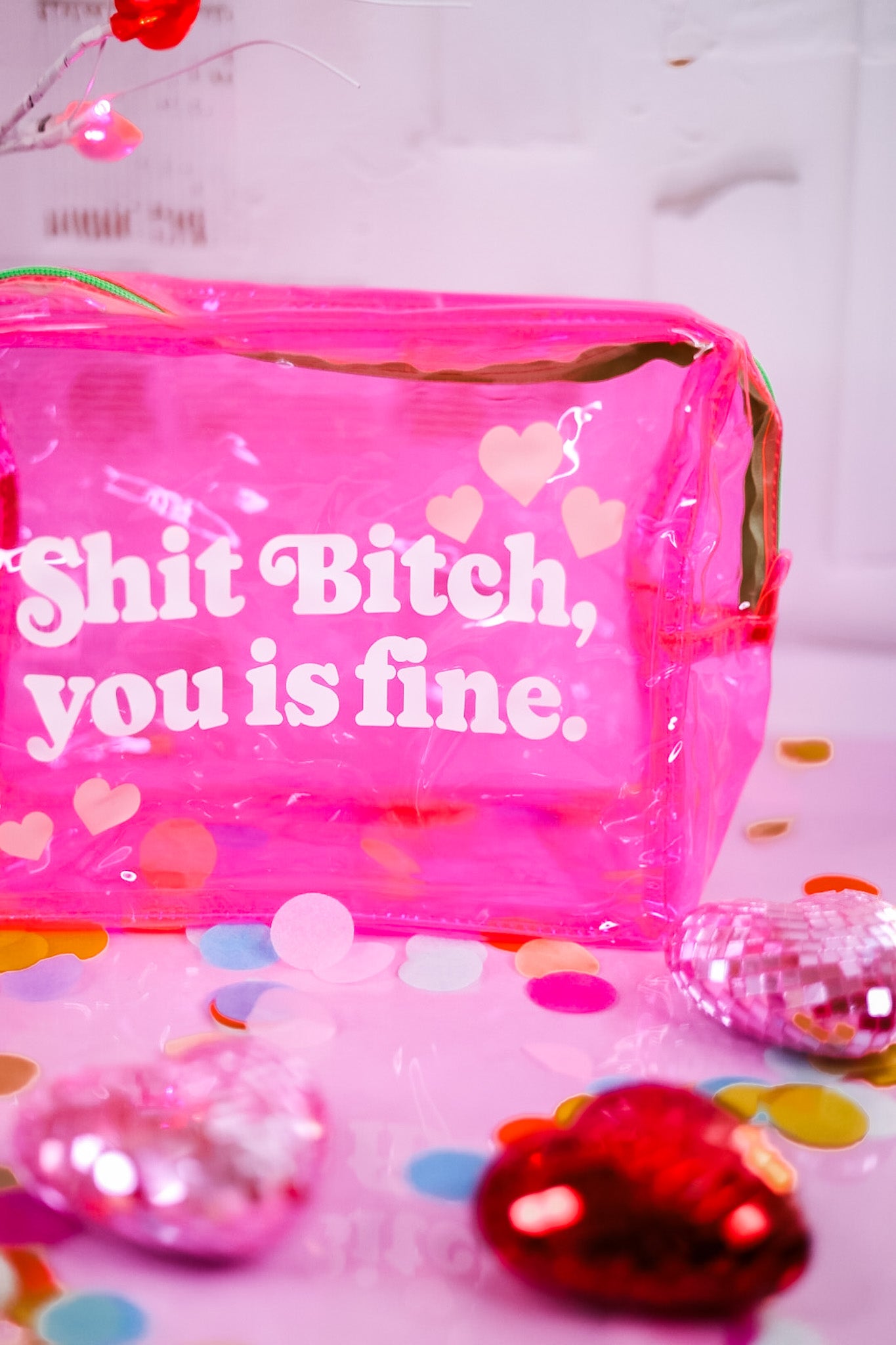 You Is Fine Cosmetic Bag - Whiskey Skies