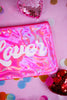 Metallic Pink Lover Cosmetic Bag