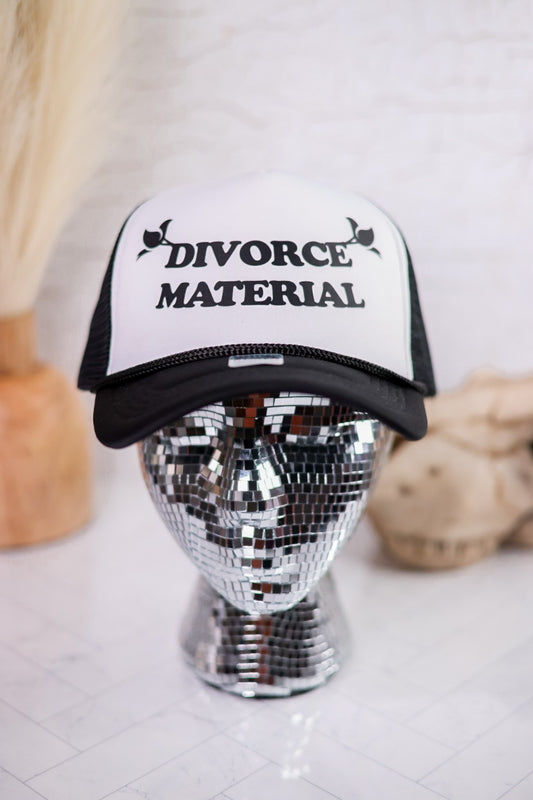 Divorce Material Trucker Hat