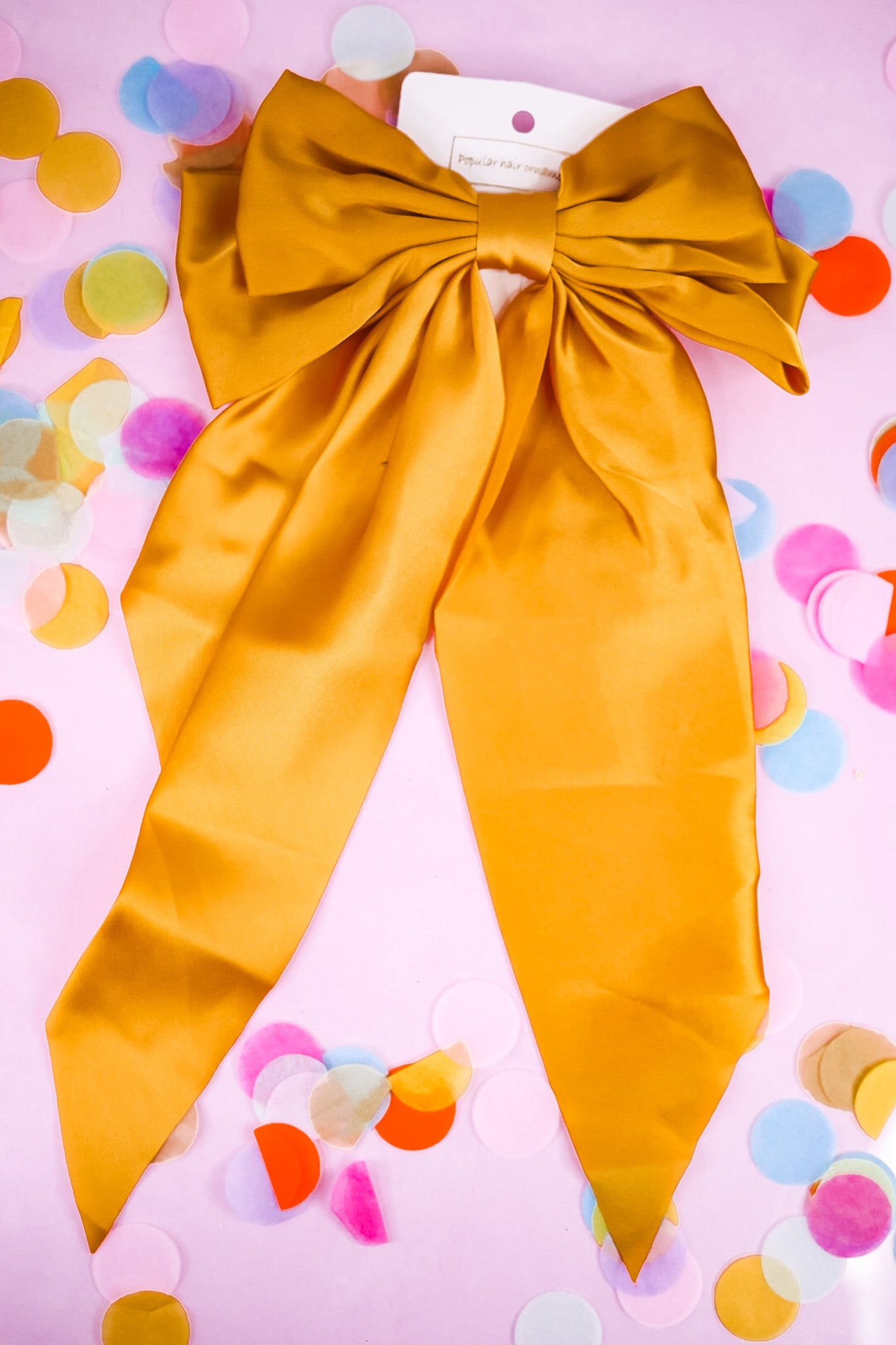 Satin Bow Hair Clips (18 Colors)