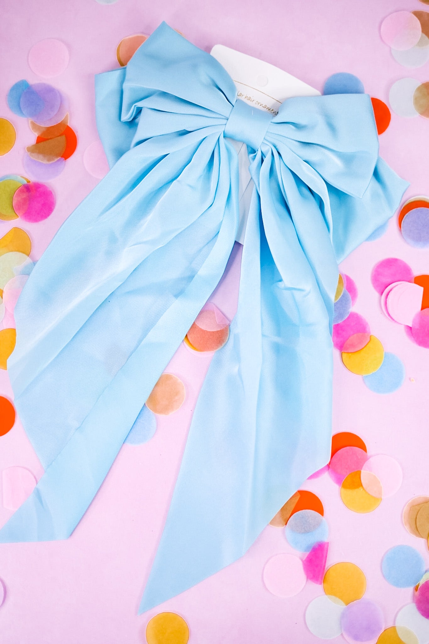 Satin Bow Hair Clips (18 Colors)