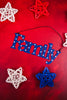 Americana Enameled Cutout Ornaments (6 Styles)