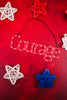 Americana Enameled Cutout Ornaments (6 Styles)