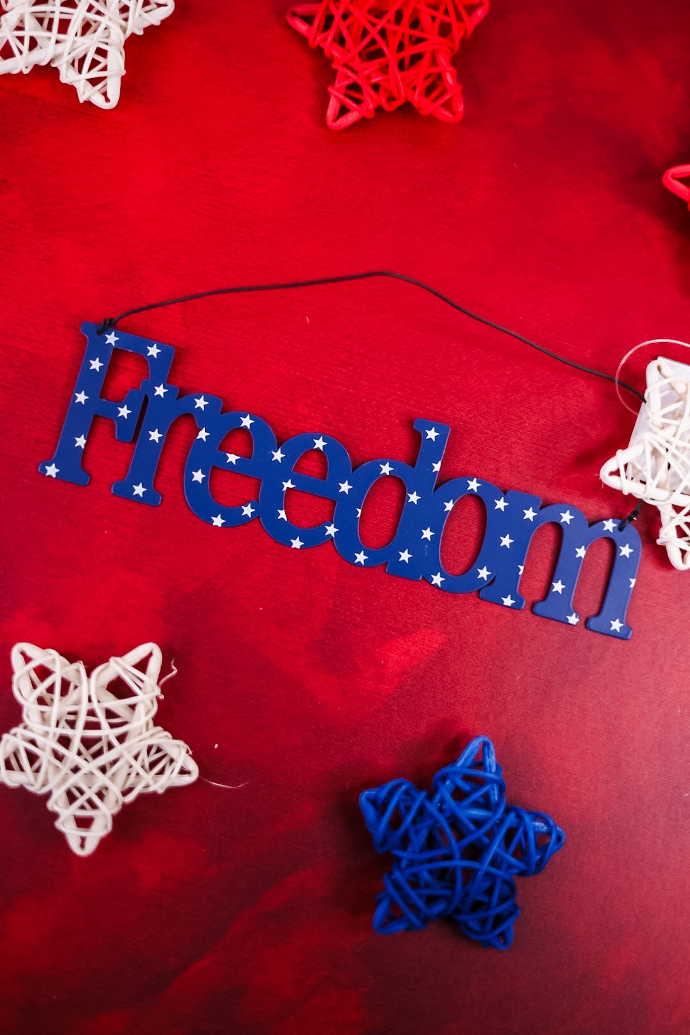 Americana Enameled Cutout Ornaments (6 Styles)