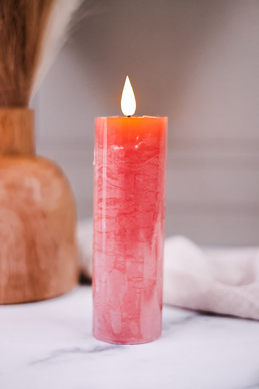 6" Pink LED Votive Candle