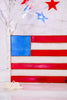 Stained Glass Style American Flag