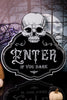 Enter If You Dare Metal Sign