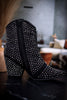 Swagger Black Rhinestone Boots