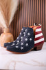 Liberty Star Leather Ankle Booties