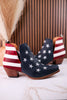 Liberty Star Leather Ankle Booties