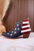 Liberty Star Leather Ankle Booties