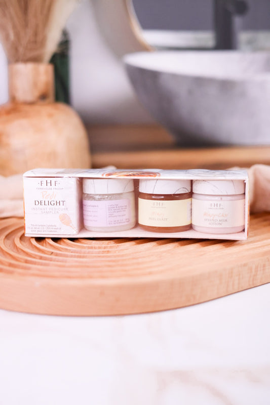 Pedi Delight Instant Pedicure Sampler Set Of Three