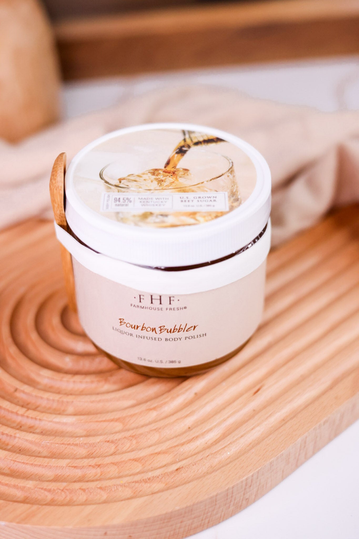 Bourbon Bubbler Whiskey Infused Body Polish