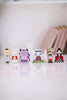 Set of 6 Alice in Wonderland Ledgies