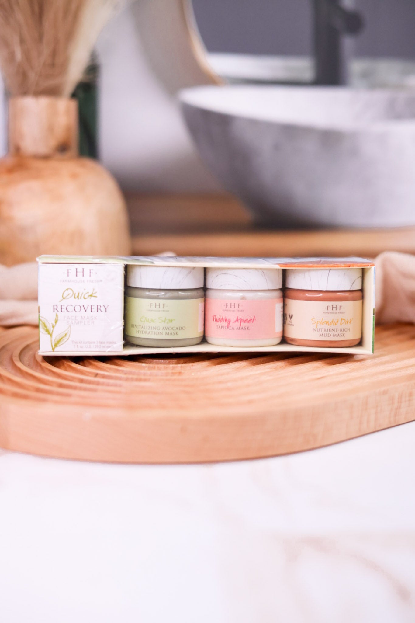 Quick Recovery Face Mask Sampler Set Of Three - Whiskey Skies