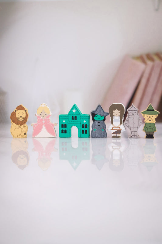Set of 6 Wizard of Oz Ledgies