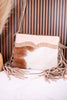Tan Mesa Rebel Hairon Leather Bag