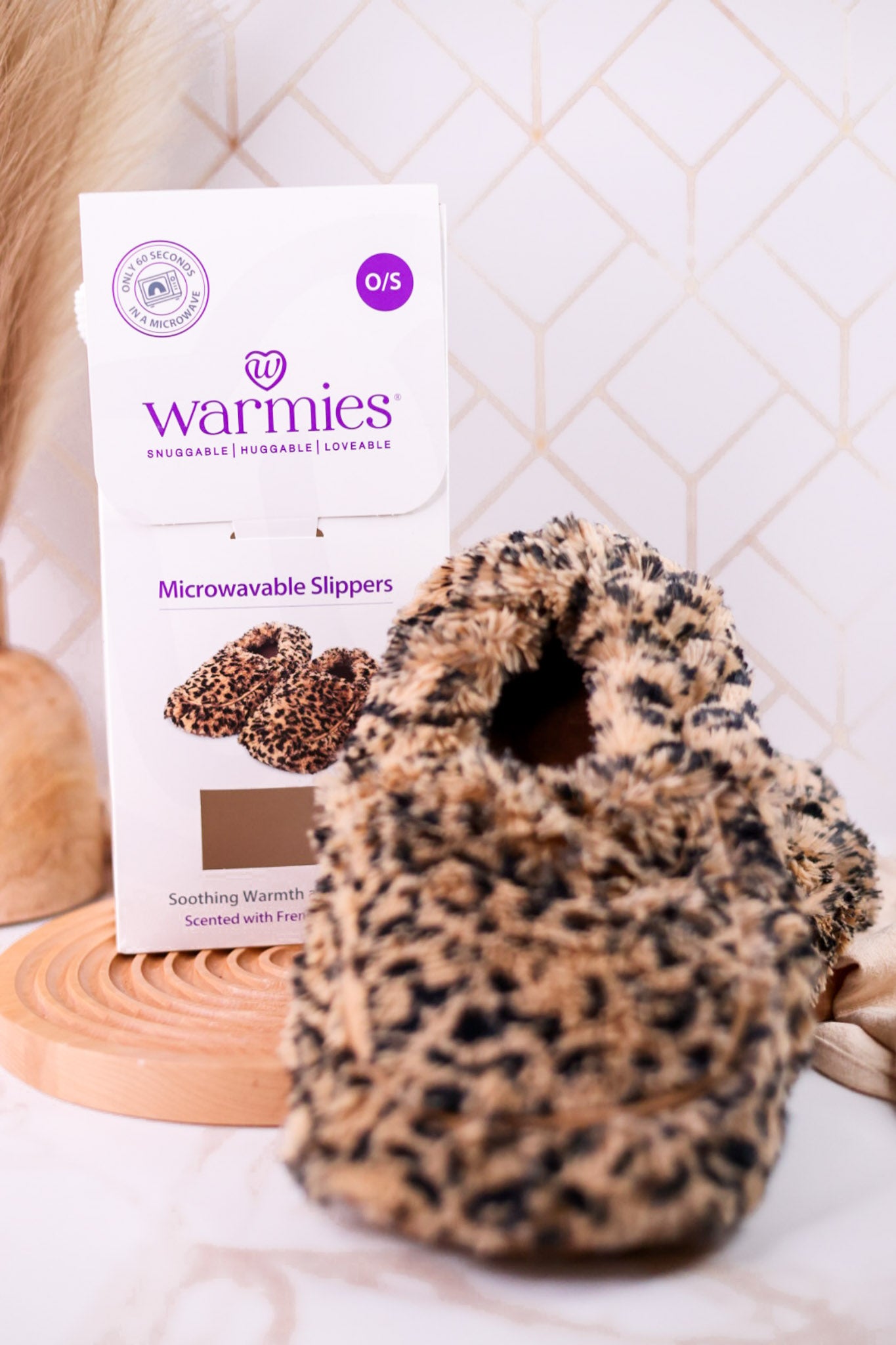 Leopard Warmies Slippers