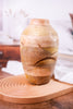 10" Wooden Vase