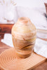 10" Wooden Vase