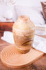 10" Wooden Vase