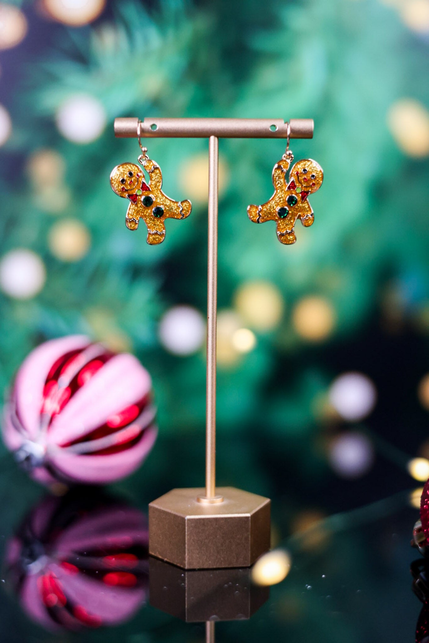 Christmas Gingerbread Men Earrings