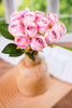 Bundle Of Twelve Pink Roses
