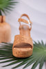 Cheers Glitter Cork Heels