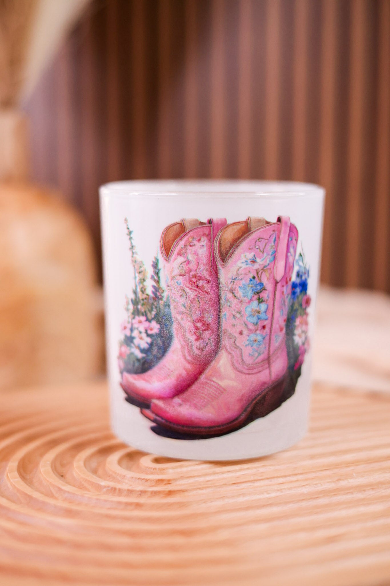 Decorative Glass Jars With Western Icons (3 Styles)