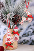 Resin Classic Red & White Christmas Ornaments (Three Styles)