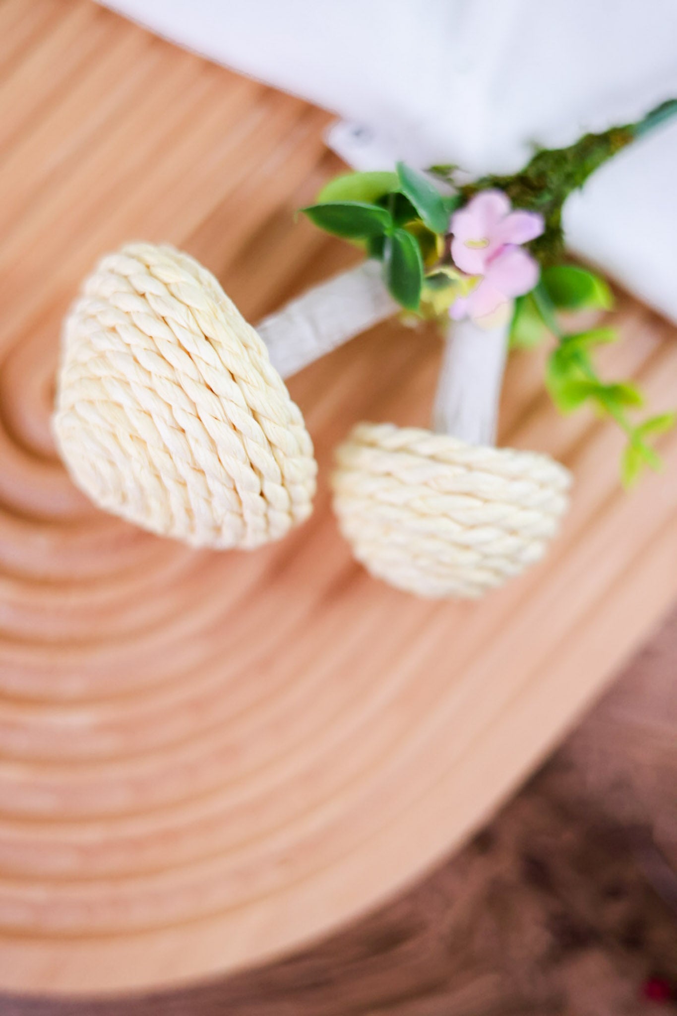 Handcrafted Easter Mushroom Picks (3 Colors)