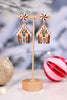 Christmas Gingerbread Candy House Earrings