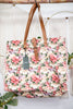 Meadow Crest Floral Canvas Weekender Bag