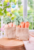 Fabric Carrots in Burlap Bag (2 Styles)