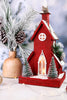 Red Winter Wonderland Church Table Top Decoration