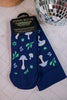 Mushroom Print Compression Socks