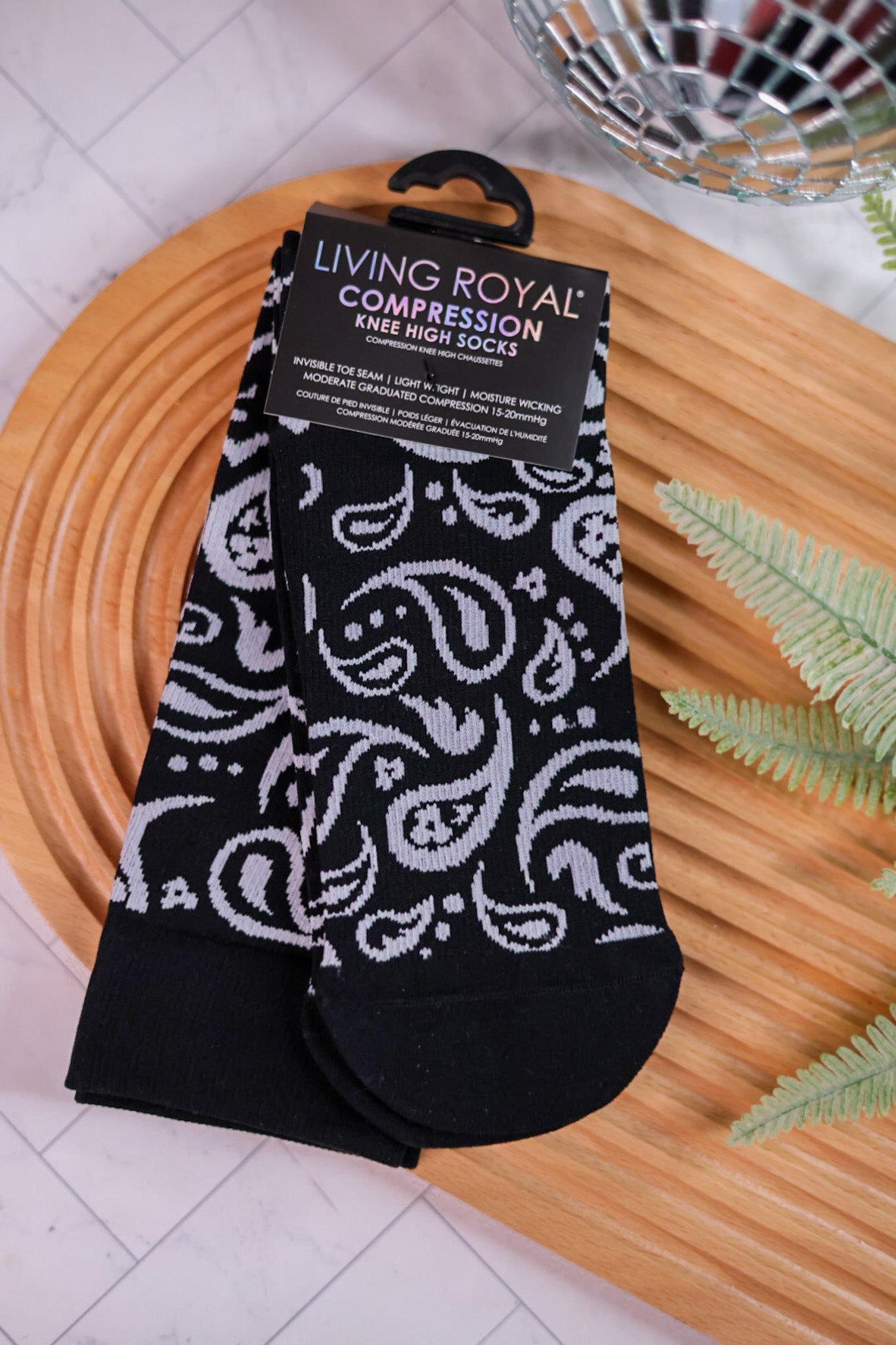 Bandana Print Compression Socks