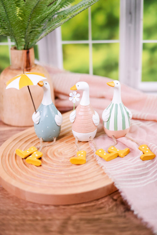 Resin Tabletop Duck Sitters (3 Styles)