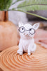 5" Resin Pig with Glasses Figurine (2 Styles)