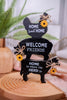 Farm Critter W/ Sunflower Detail Wooden Table Top Sitters (3 Styles)