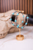 3" Hoop Earrings With Cowgirl Pearls and Turquoise Beads