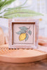 Reversible Lemon & Patriotic Star Wooden Sign