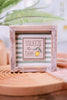 Reversible "Home Sweet Home & Squeeze The Day Wooden Sign