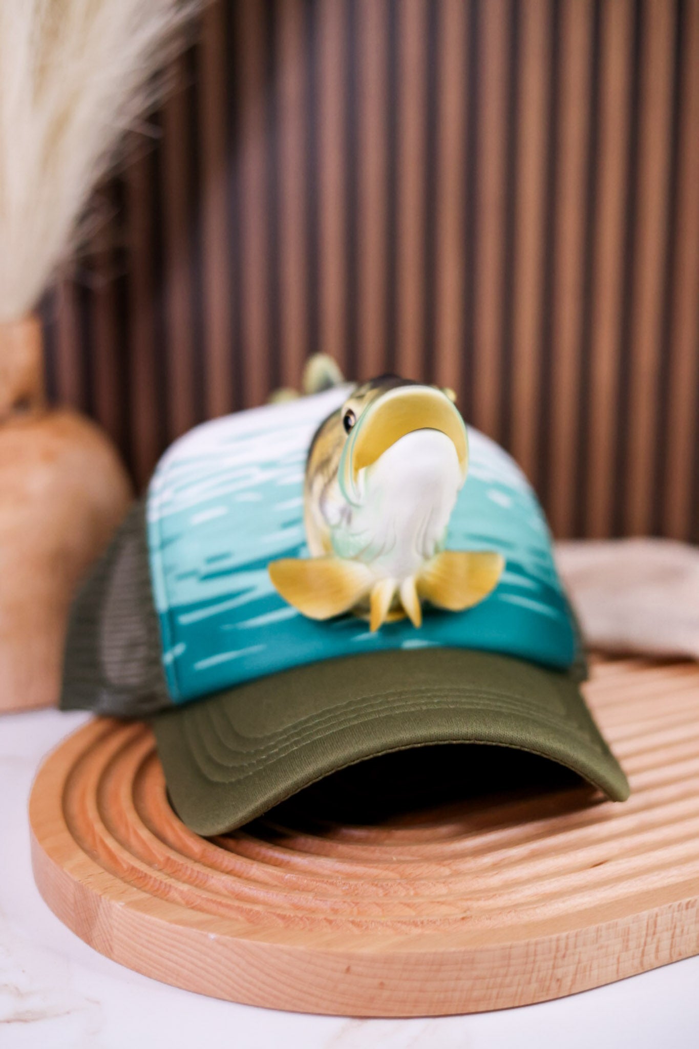 Largemouth Bass 3D Pop Trucker Hat