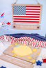 "Let Freedom Ring & Hello Summer Reversible Wooden Sign