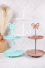 Metal Tiered Stands W/ Decorative Bow