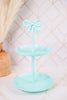 Metal Tiered Stands W/ Decorative Bow