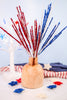 Patriotic Glittered Decorative Spray (2 Colors)